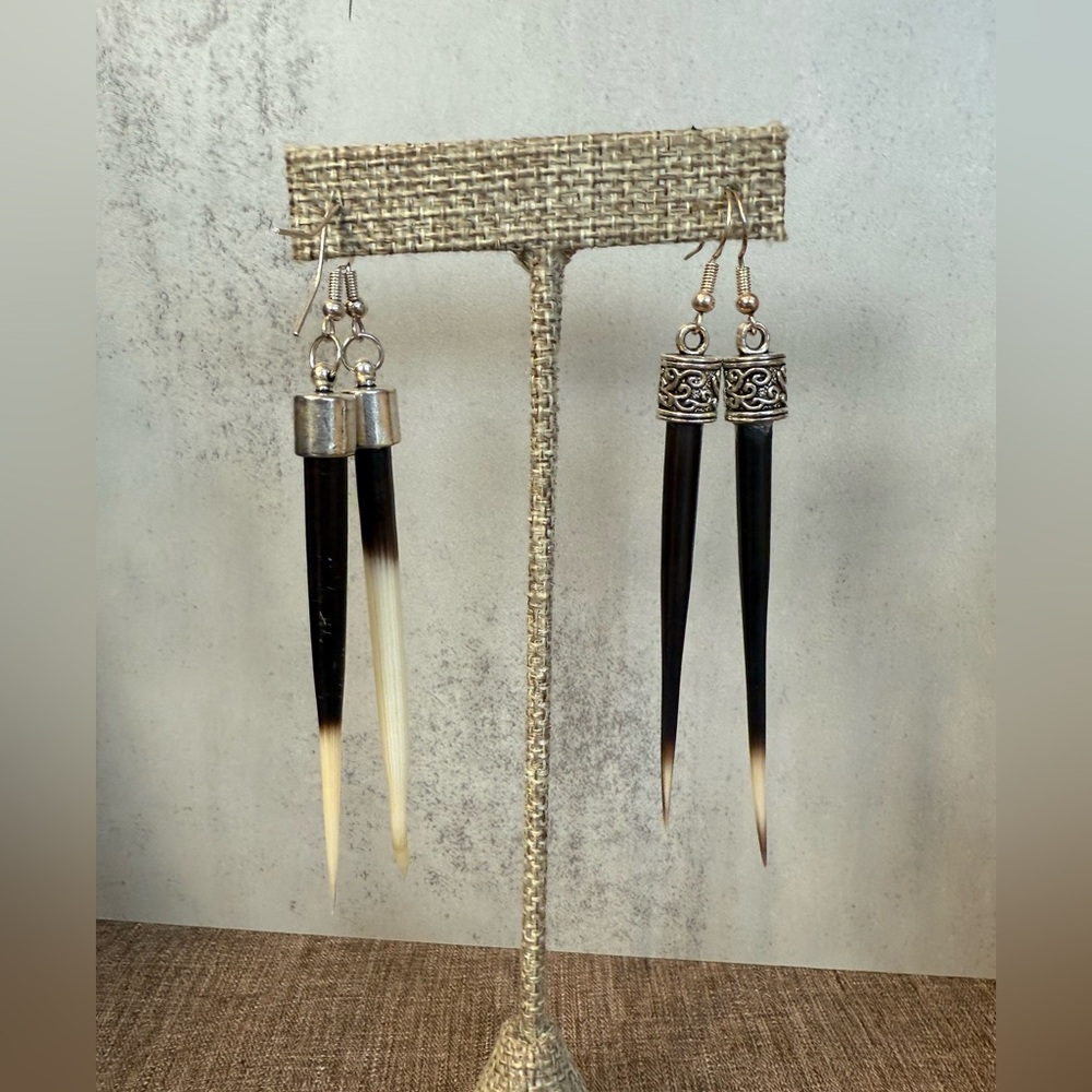 Yellowstone Beth Porcupine Quill Earrings